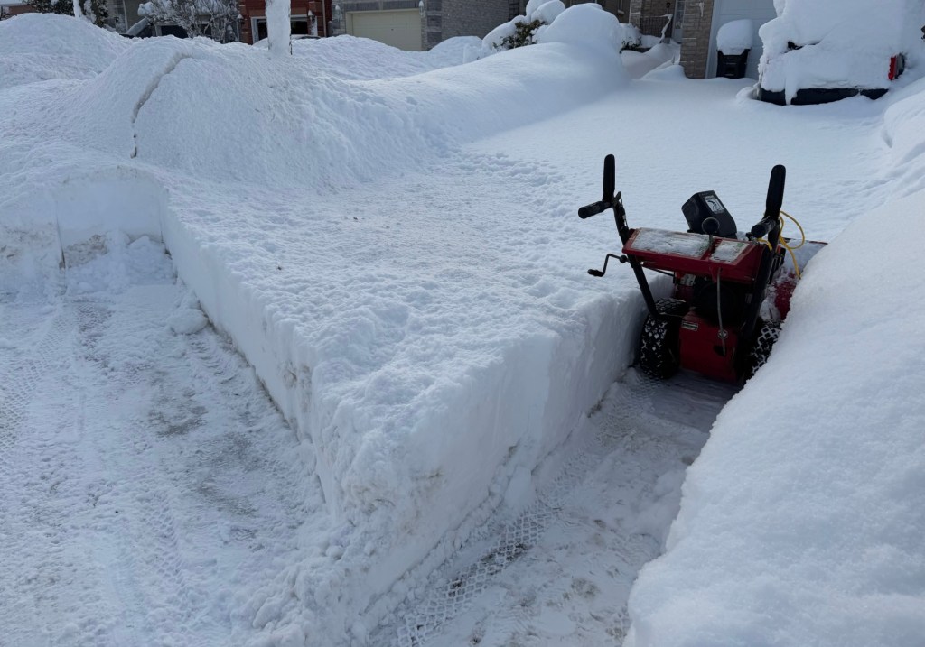 Snow Dam Removal Instead of Tree Removal&nbsp;Today
